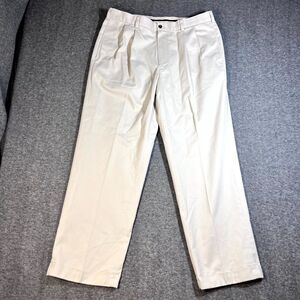 Brooks Brothers Pants Mens 37x30 Tan Khaki Advantage Chino Elliot Golf Slacks